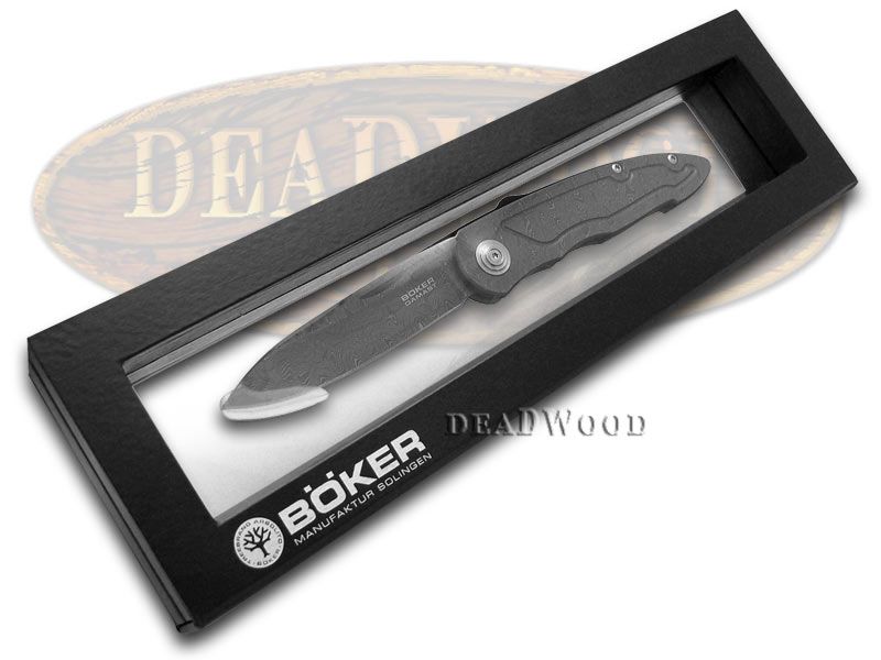 Boker Tree Brand Anso Aurora Framelock Knife Titanium 154CM Stainless  112629 