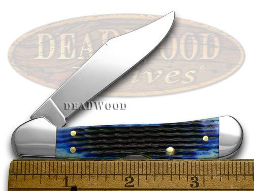 Case XX Rogers Corn Cob Jigged Blue Bone Barlow Knife/Knives NEW 
