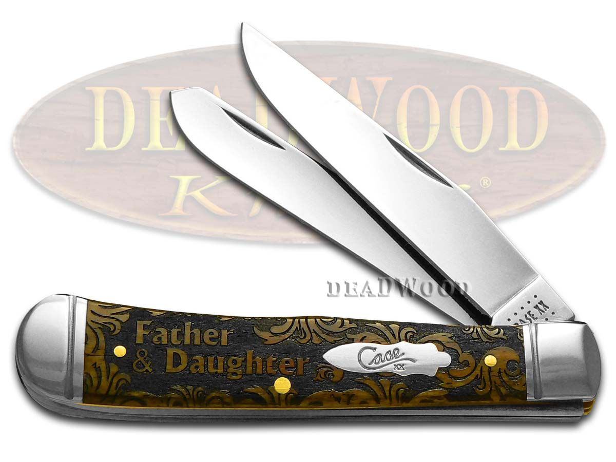 Case XX Father and Daughter Antique Bone Trapper 1/500 Stainless