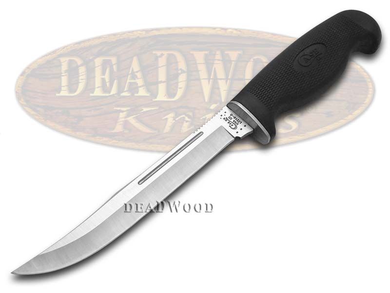 Case XX Lightweight Black Synthetic Clip Fixed Blade Stainless