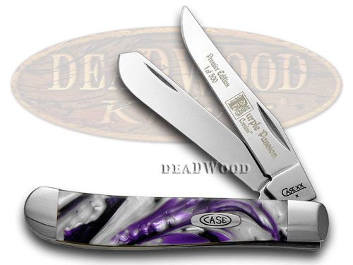 Case XX Purple Passion Genuine Corelon 1/500 Mini Trapper Pocket