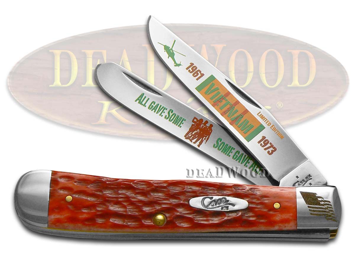 Case XX Vietnam Red Bone Trapper 1/3000 Stainless Pocket