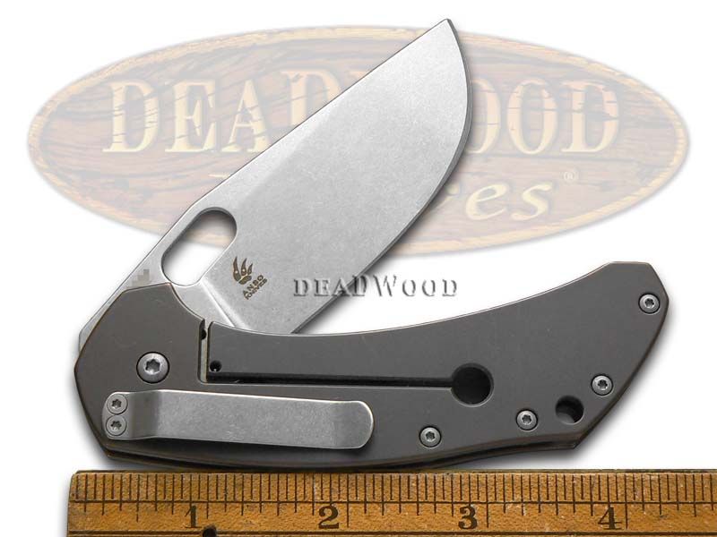 Boker Tree Brand Titanium Anso Aurora Frame lock 154CM Stainless Pocket  Knife 112629 - BO112629 FOLDING