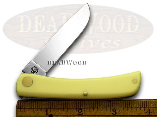 W. R. Case & Sons Cutlery Co Smooth Yellow Synthetic CS Sod Buster