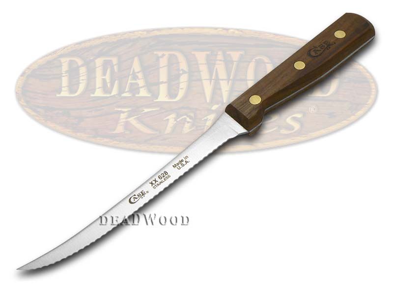 Case XX™ 9 Piece Wooden Block Walnut Stainless Kitchen Knife Set 10249