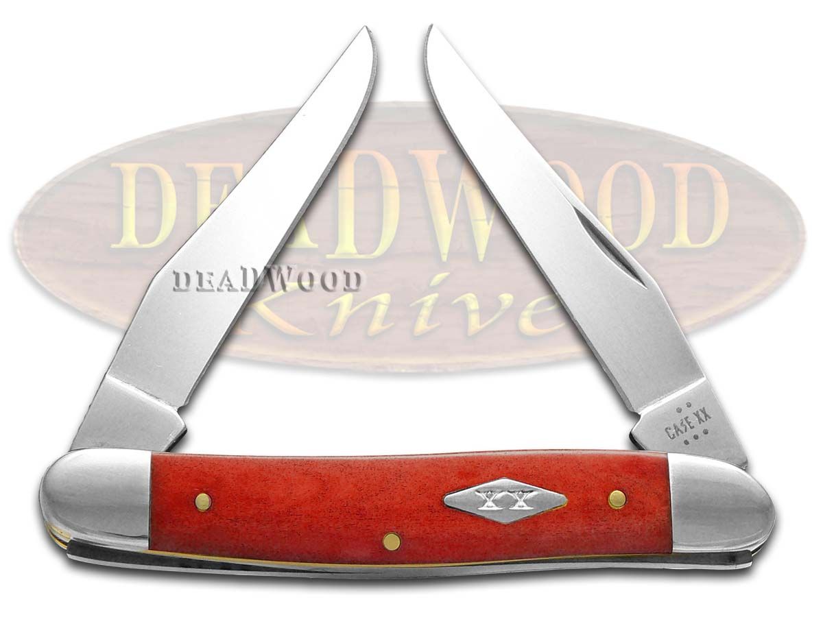 Case XX Muskrat Smooth Red Bone 12517 Stainless 1/500 Pocket Knife