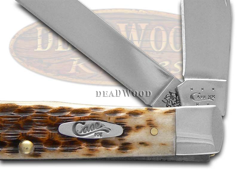 CASE XX KNIVES Fishing Jigged Amber Bone 10726 Stainless Pocket Knife  $87.99 - PicClick