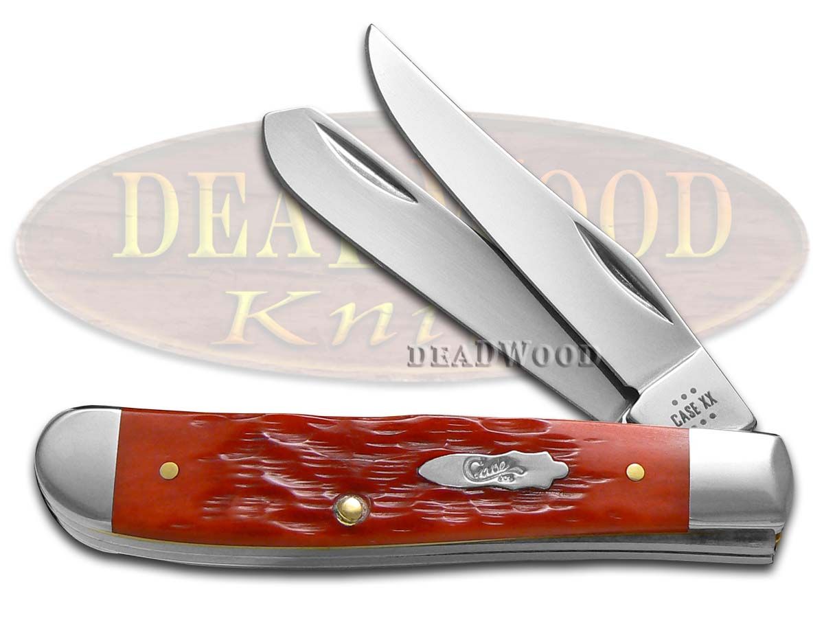 Case xx Mini Trapper Dark Red Bone 31929 Carbon Steel Pocket