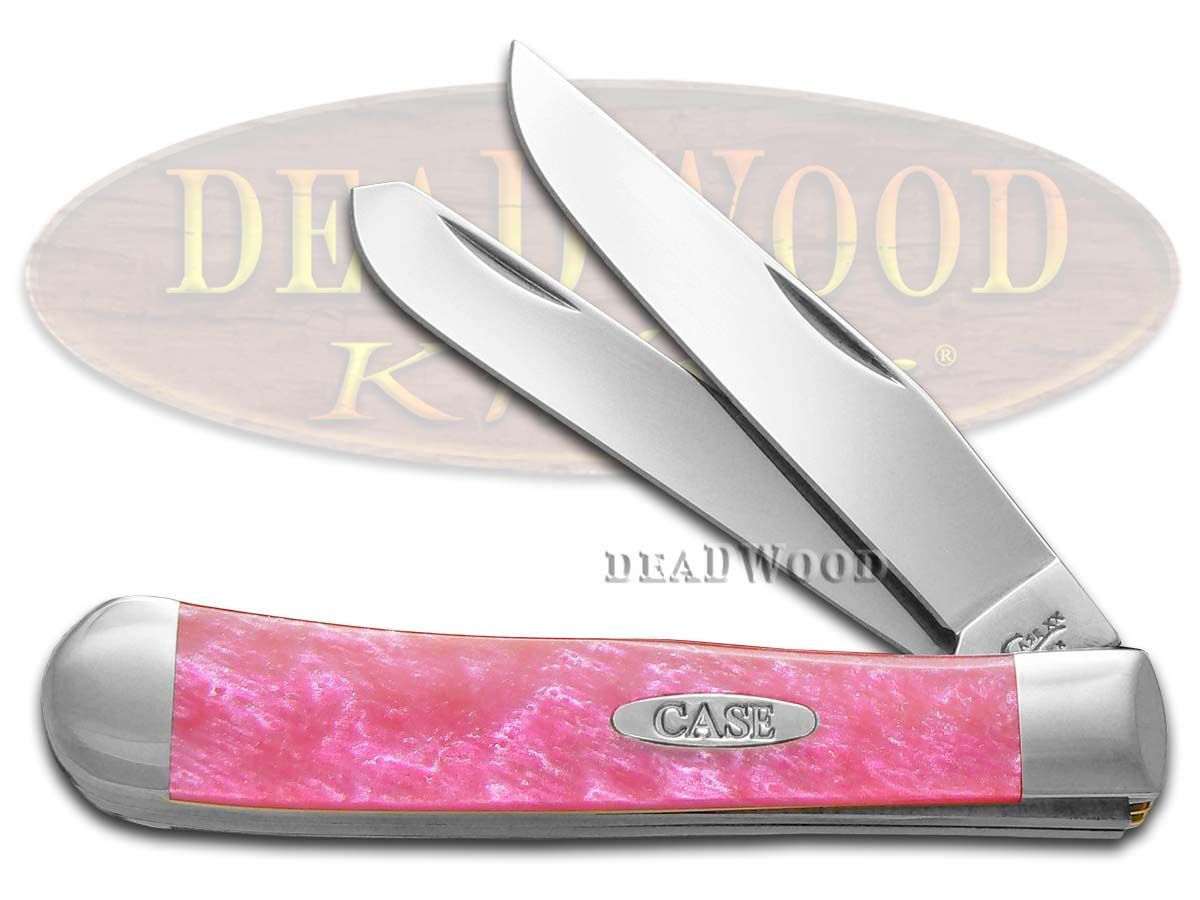 Case XX Pink Salmon Corelon Trapper Stainless Pocket Knife CA6073