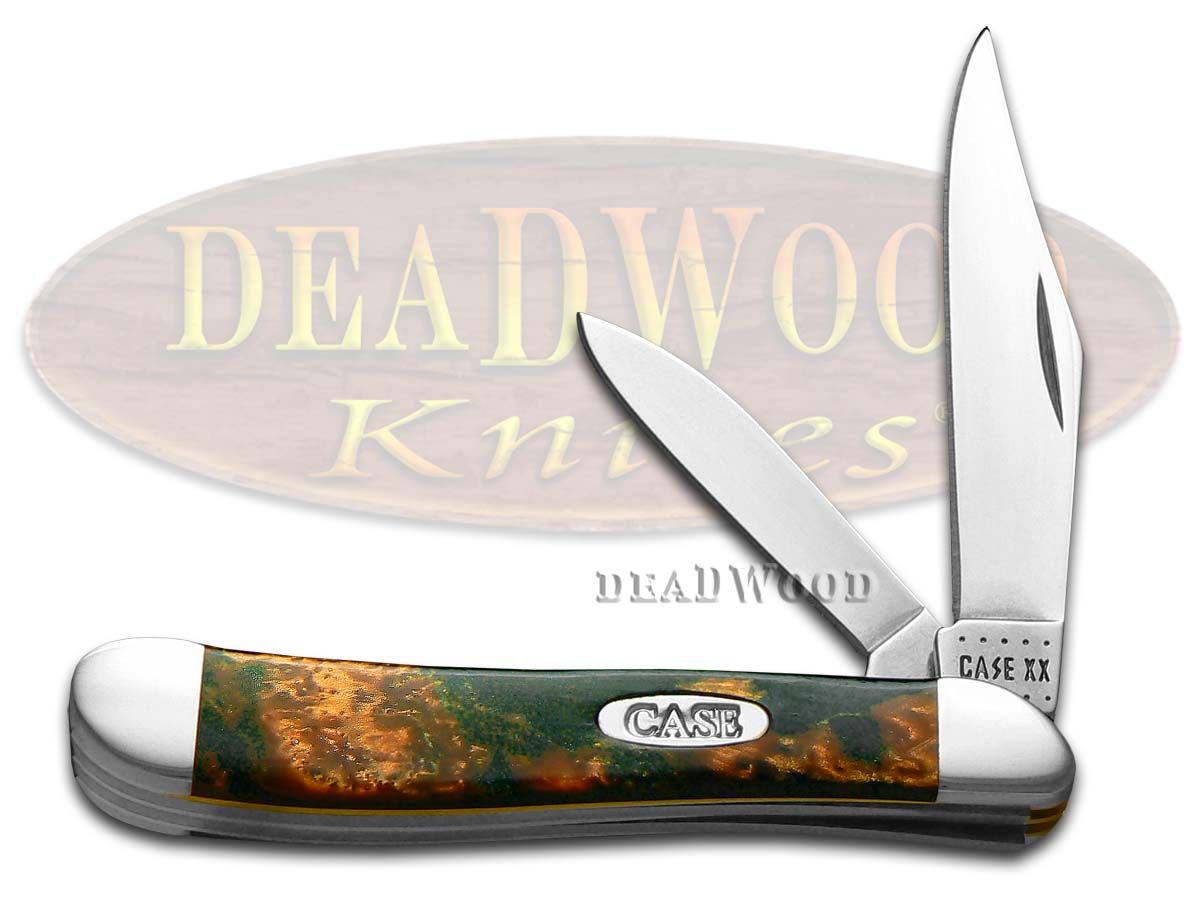 Case XX Peacock Corelon Peanut Stainless Pocket Knife 6075PCK