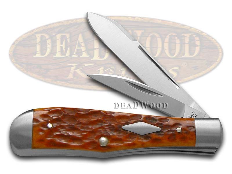 Case XX Jigged Chestnut Bone Eureka Jack 154-CM Stainless Pocket