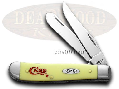 Case XX Yellow Mini Trapper 1/500 Pocket Knife 80029C - CA80029CA