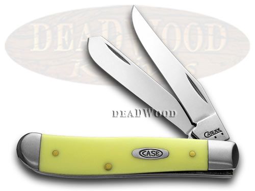 Case XX Yellow Synthetic Mini Trapper Pocket Knife 80029 - CA80029