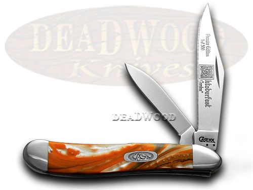 QP直筆キャンバス Case XX Genuine Oktoberfest Peanut 1/500 Pocket Knife 9220OF