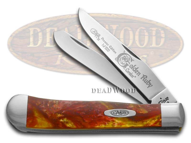 Case XX Genuine Golden Ruby Corelon Trapper 1/1200 Stainless