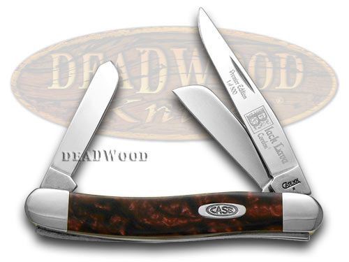 Case XX Black Lava Genuine Corelon Stockman 1/500 Pocket Knife