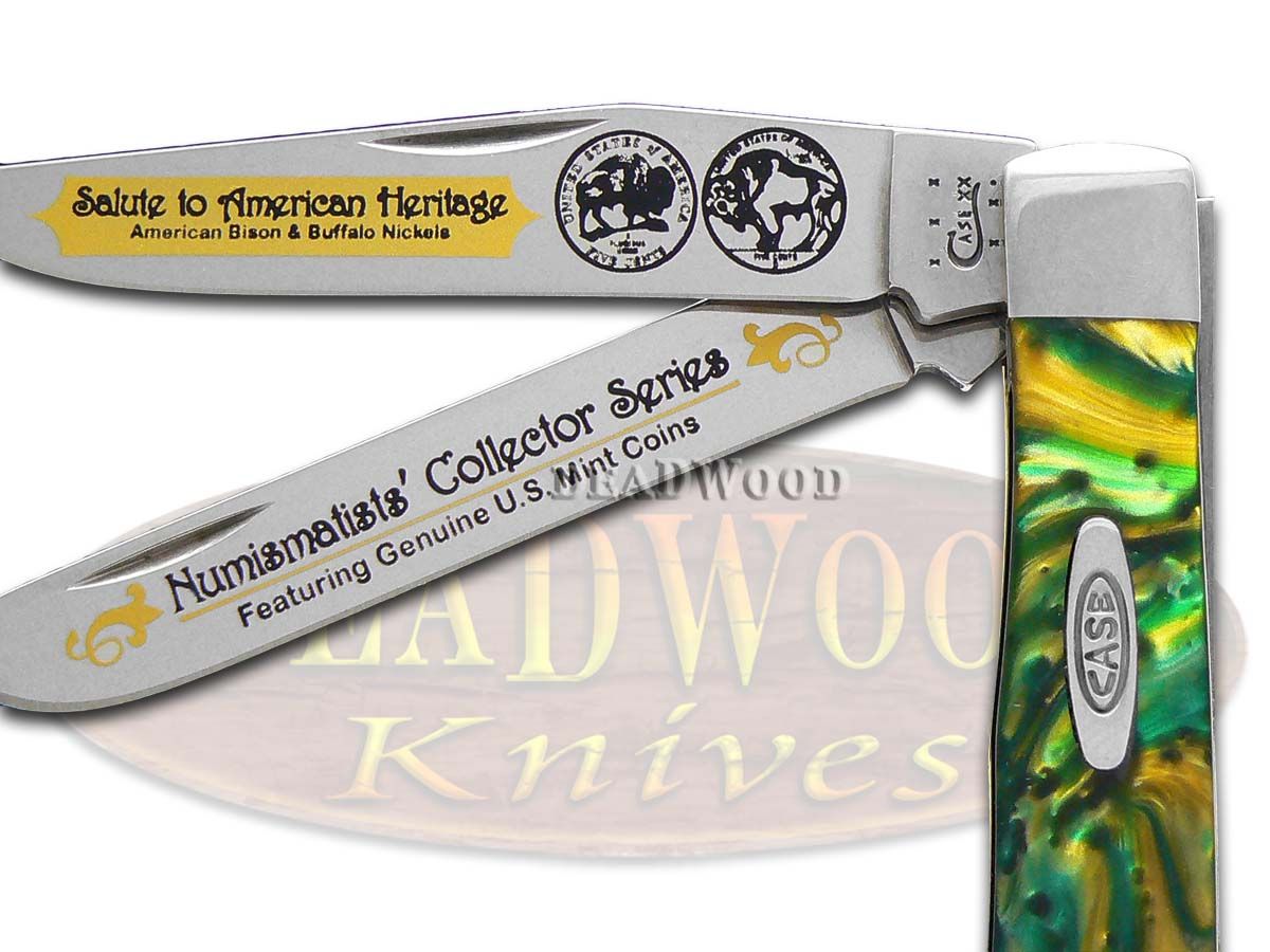 Case XX 2003 State Quarters Series Trapper 1/3000 Stainless Pocket Knife  Set CAT-2003QTRS 