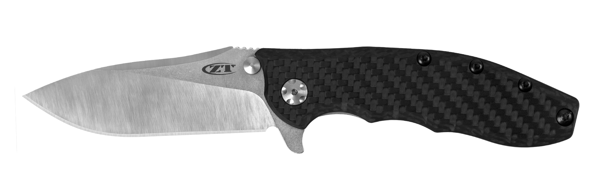 Zero Tolerance Black Carbon Fiber & Titanium ZT 0562CF Frame Lock