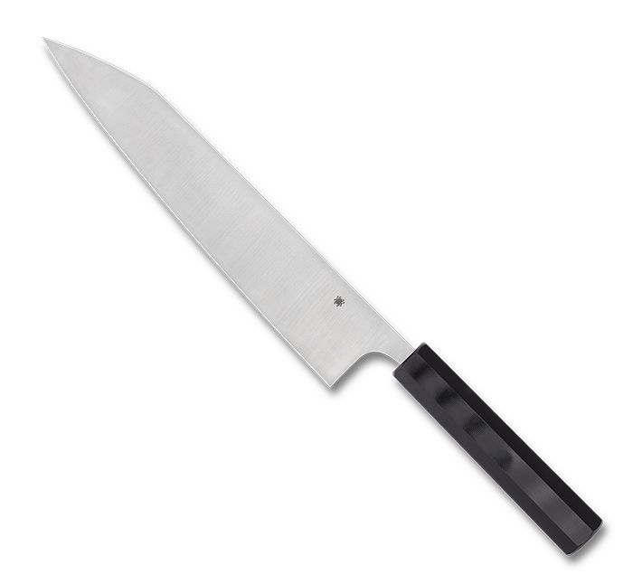 Spyderco Carter Wakiita Gyuto BD1N Black G10 Kitchen Knife For Sale