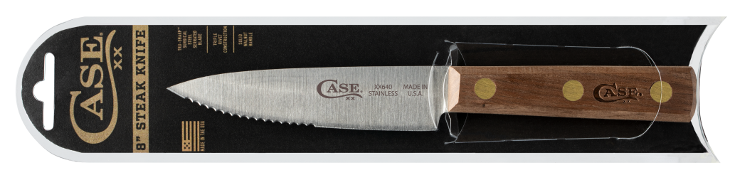 Case XX Kitchen Cutlery Walnut Wood Stainless 11079 Steak Knife