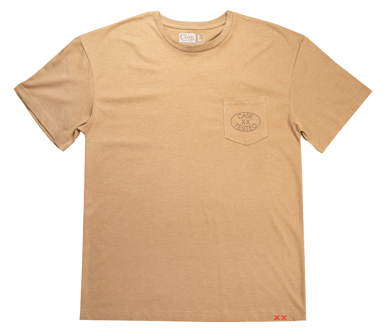 CASE XX Tang Stamp Series 41169 Toast Brown 100% Cotton XX-Large