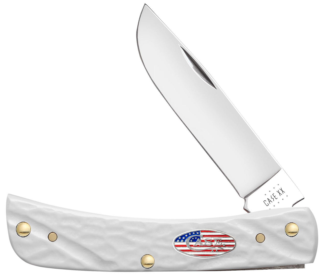 Case XX White Synthetic Sodbuster Jr Star & Stripes 52021