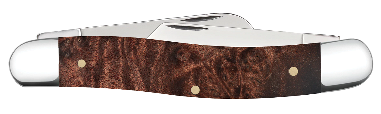 Case xx Knives Smooth Maple Burl Wood Stockman Stainless 64065 Pocket Knife