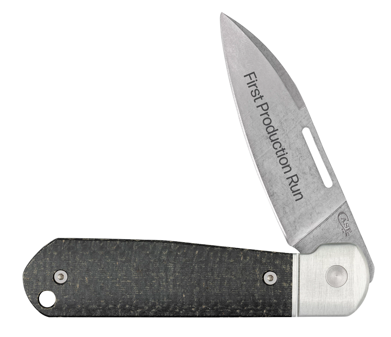 Case XX First Run Highbanks Black Micarta Stonewash Satin CPM 20CV