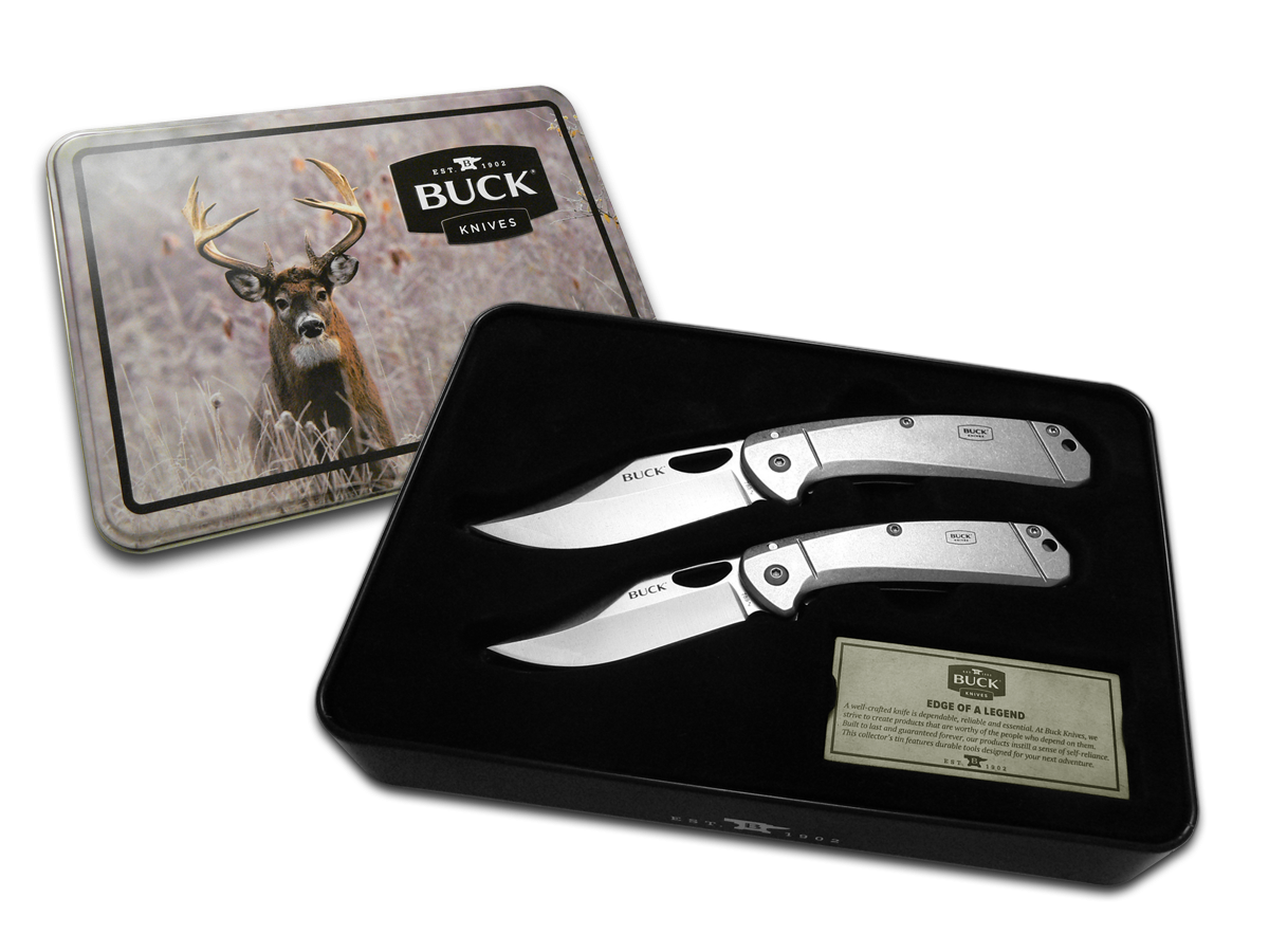 Buck Folder Combo Set CMBO238-C 7Cr17 Stainless Steel Pocket Knife