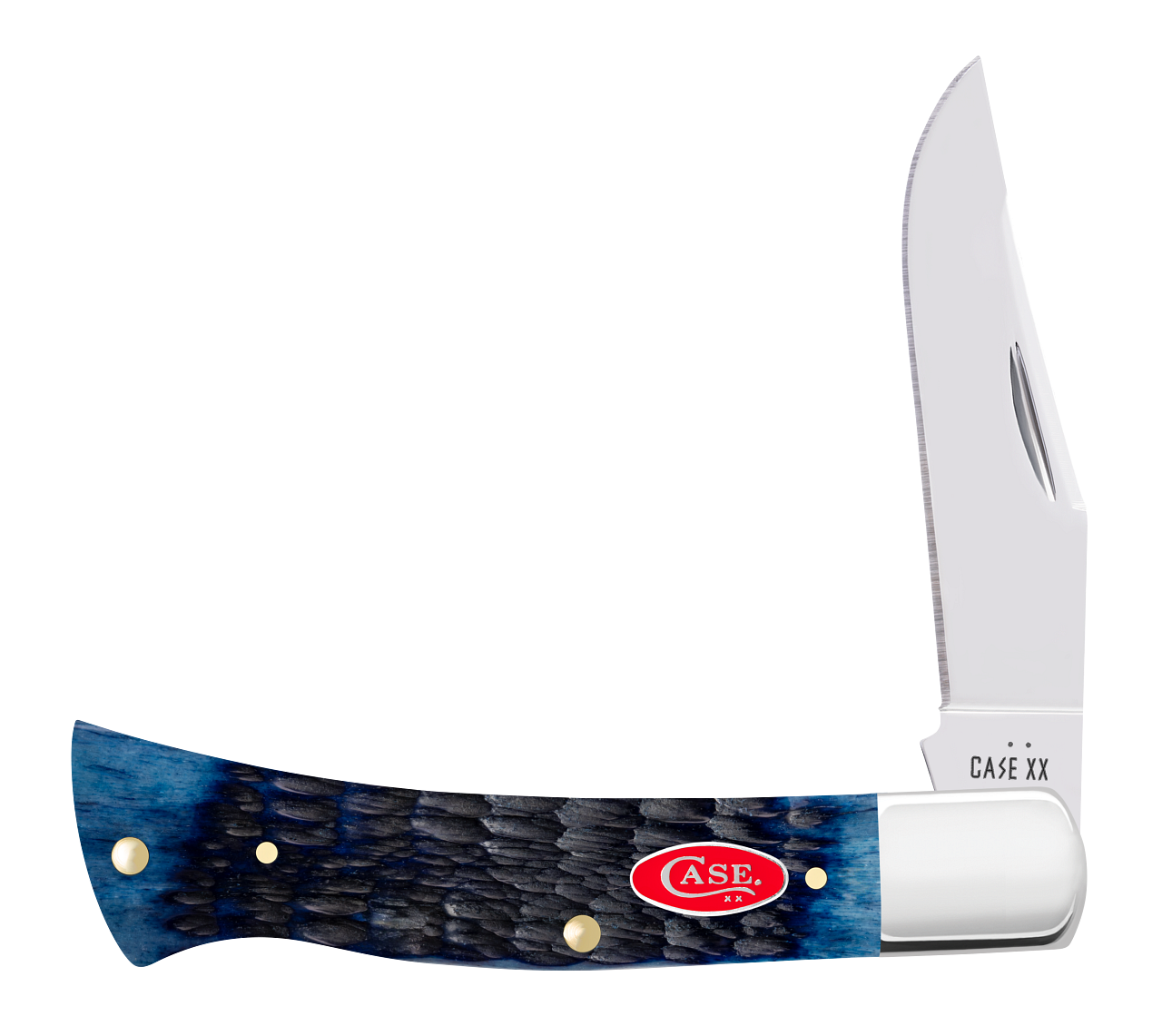 Case XX Axe Handle Rogers Jig Navy Blue Bone 6888 Stainless Pocket