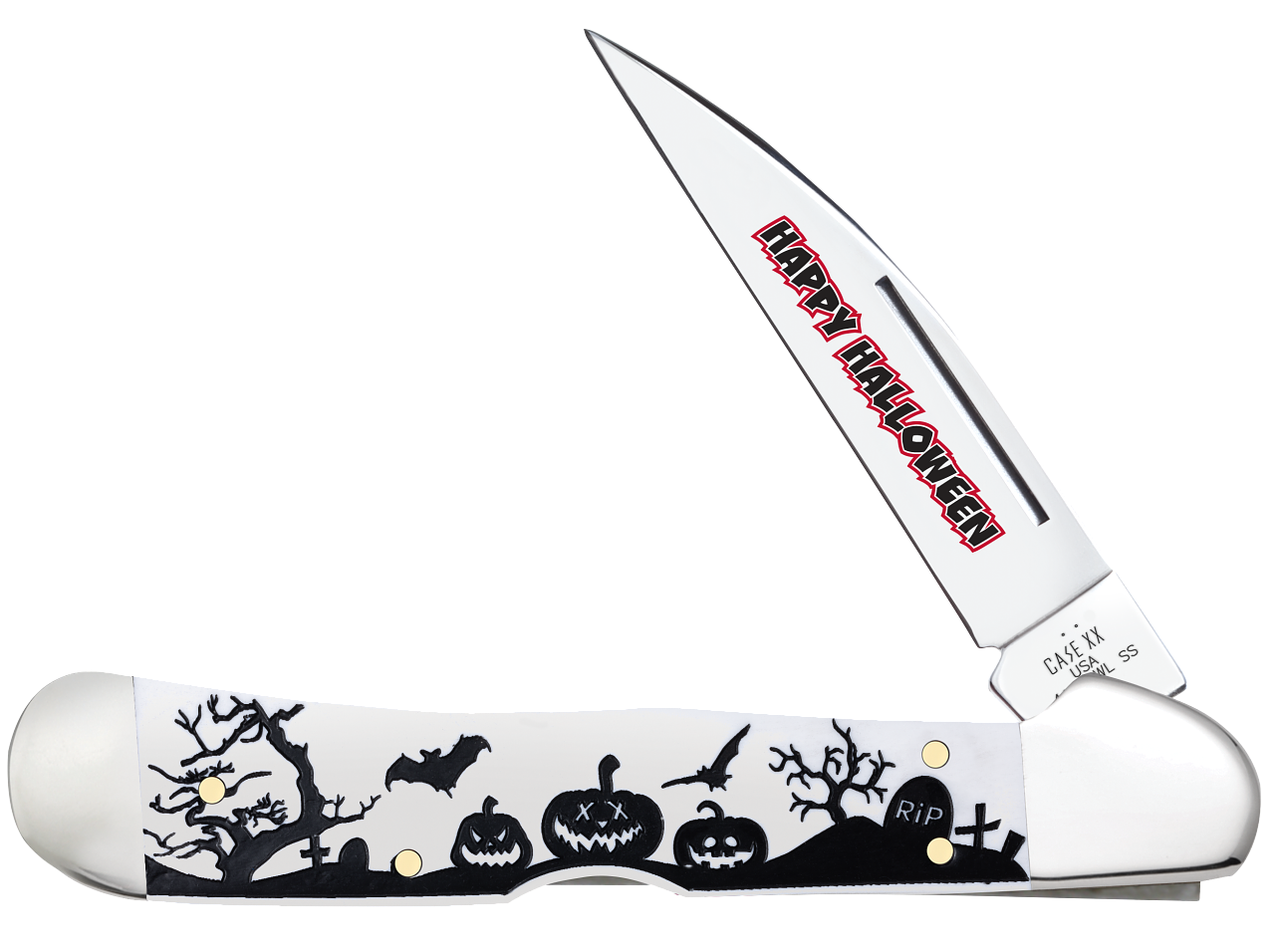 kimbery Case XX Happy Halloween Copperlock White Synthetic 10641