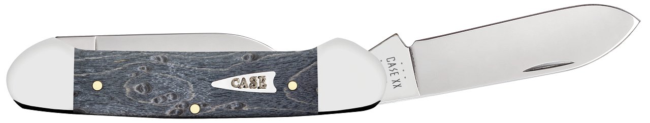 Case xx Canoe Gray Birdseye Maple Wood Stainless 11014 Pocket Knife -  CA11014