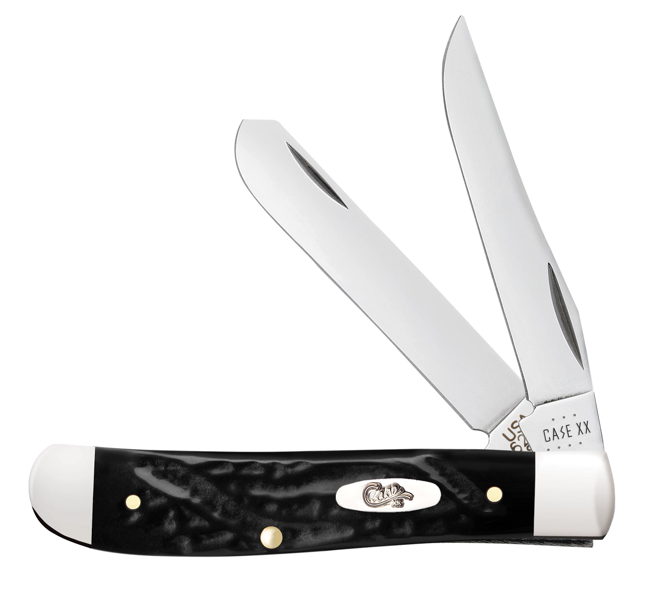 【公式】アクセサリーの激安通販 Mini xx Case Trapper 18237 Stainless Synthetic Black Rough ヘアアクセサリー