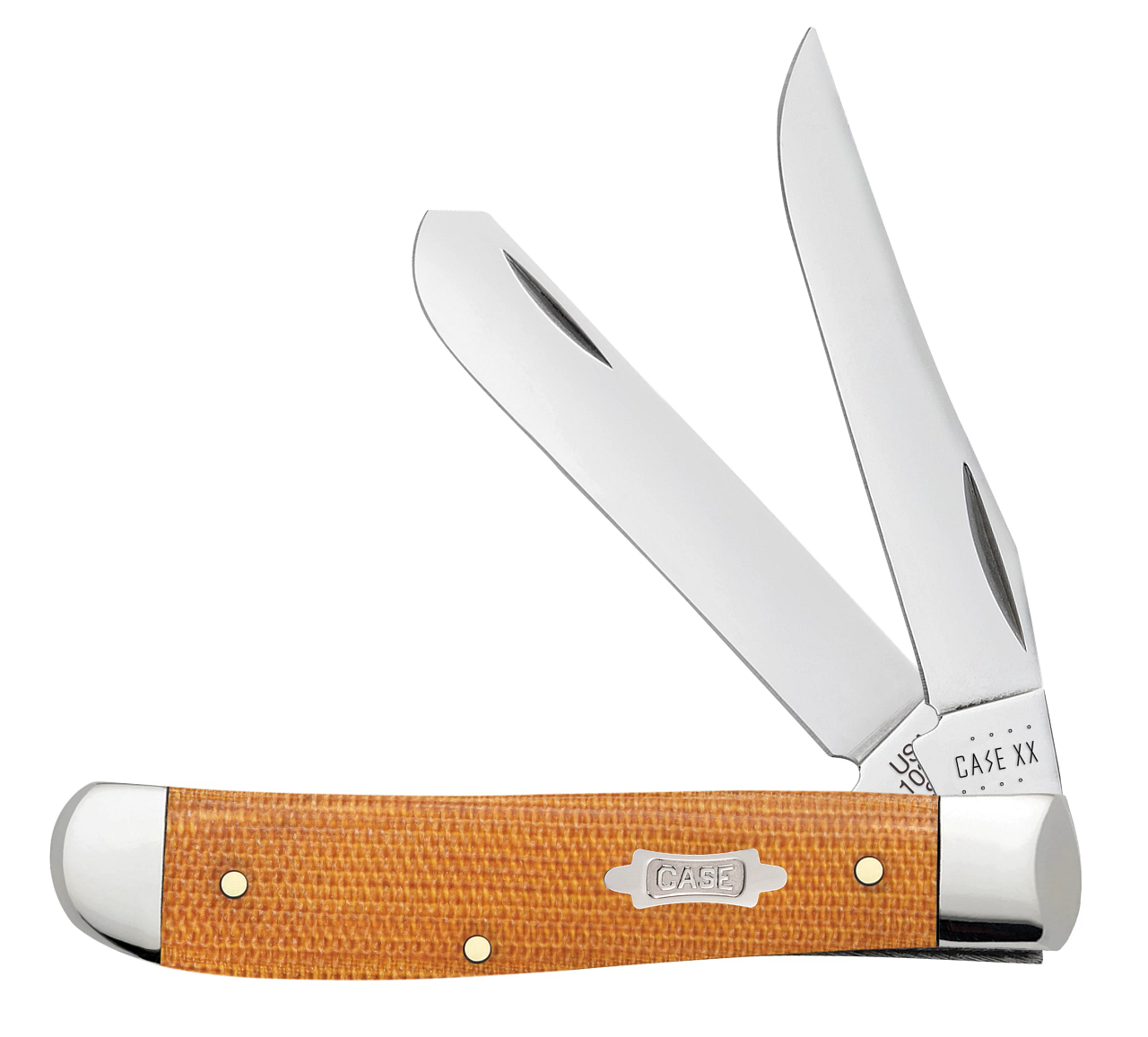 Case xx Natural Canvas Micarta Mini Trapper Stainless 23695 Pocket