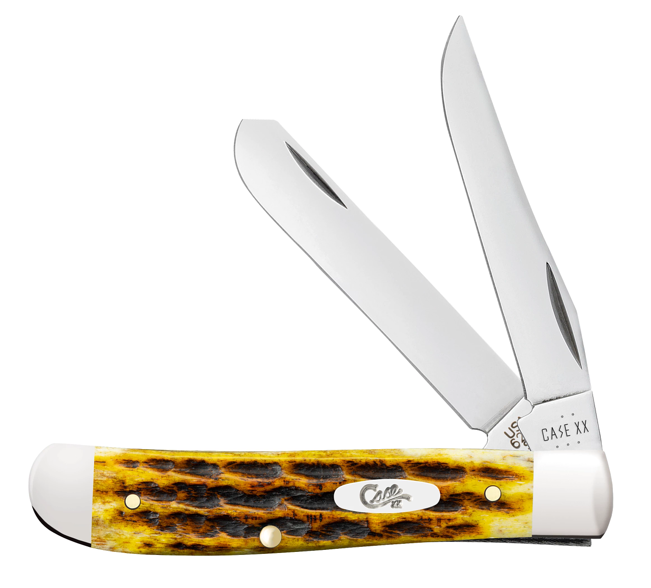 Case XX Mini Trapper Heritage Honeycomb Bone 32271 Stainless