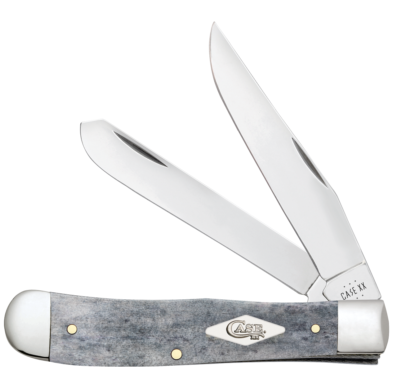 Case XX Trapper 34200 Gray Bone Stainless Steel Pocket Knife