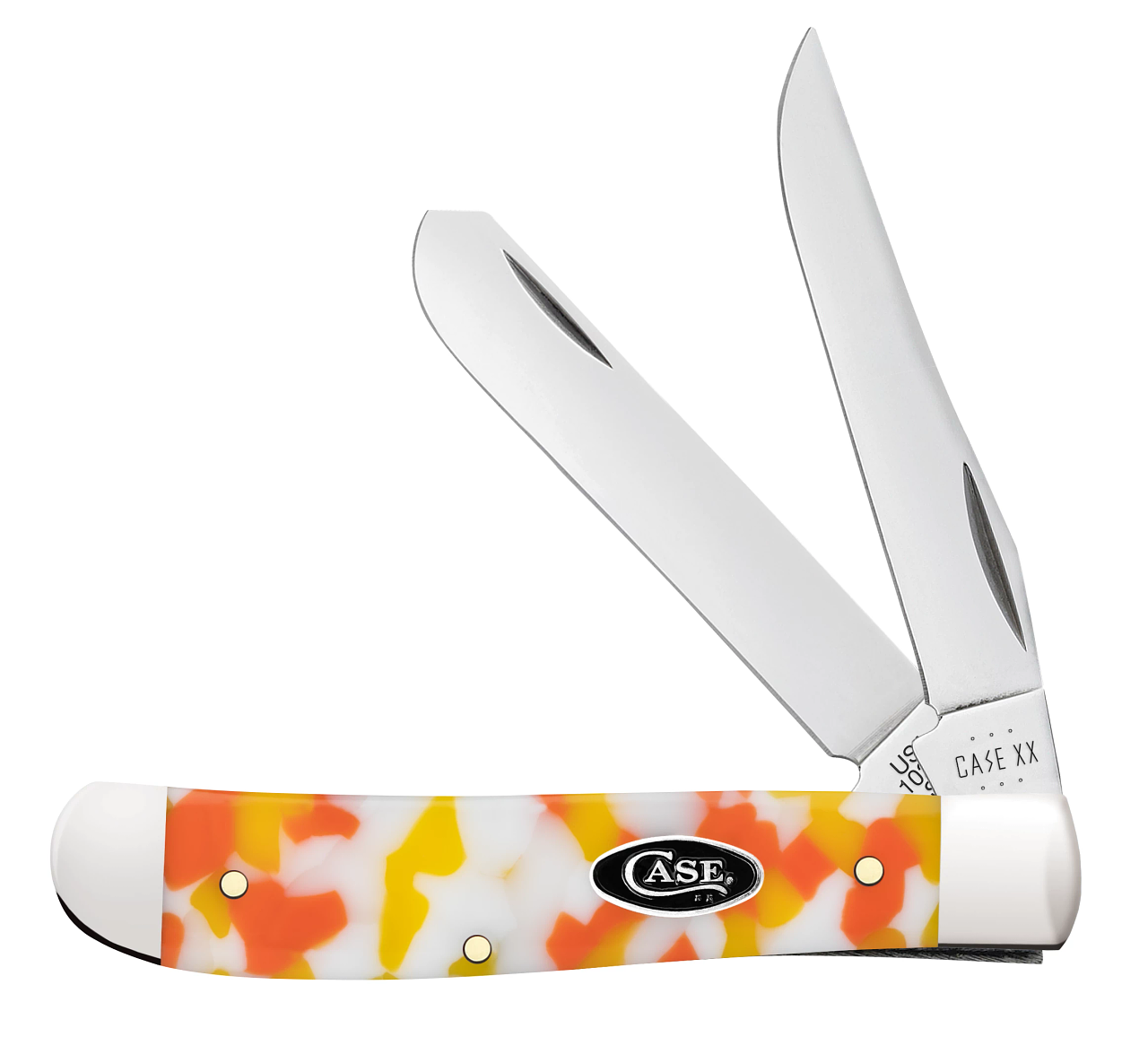 Case XX Mini Trapper 53751 Candy Corn Kirinite Stainless Steel