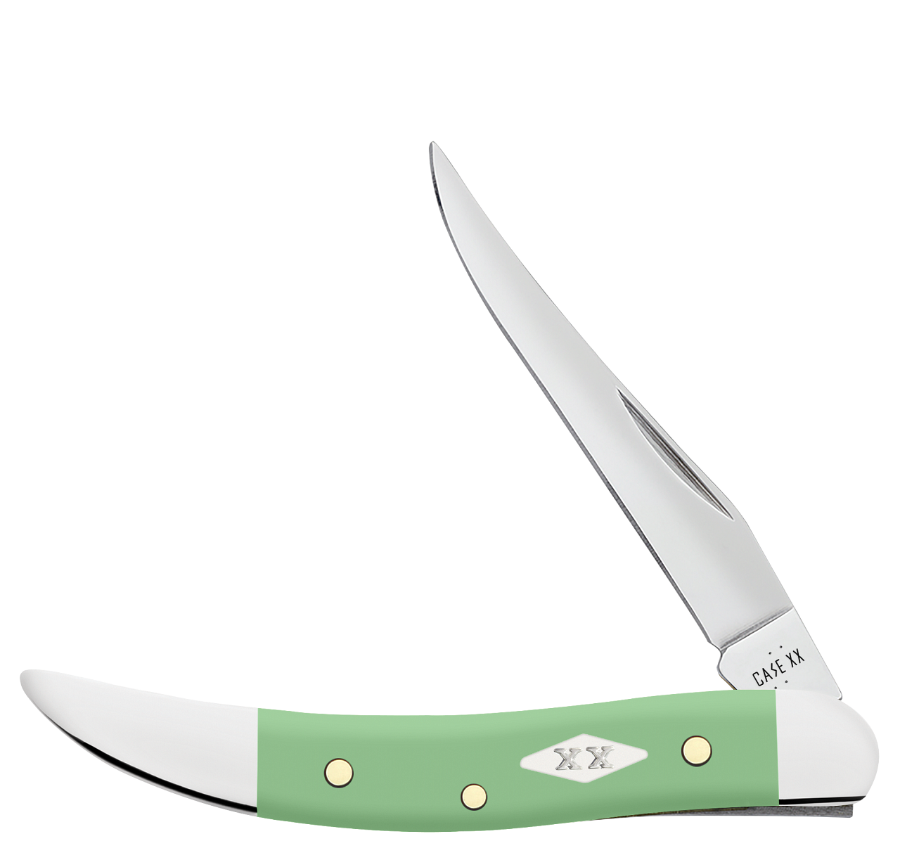 Case XX Toothpick Mint Green Synthetic 63835 Stainless Pocket