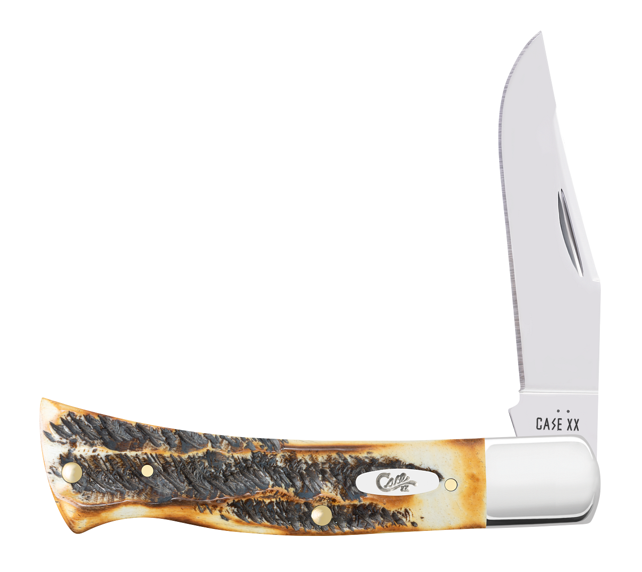 Case XX Axe Handle 6.5 BoneStag 65348 Stainless Pocket Knife