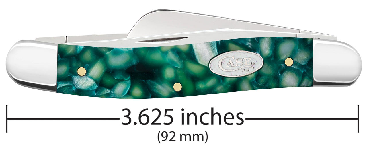 Case xx Knives Medium Stockman Green Kirinite Sparx 71382 Stainless Pocket  Knife