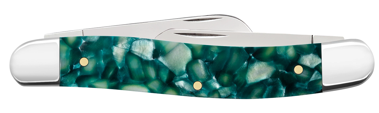Case xx Knives Medium Stockman Green Kirinite Sparx 71382 Stainless Pocket  Knife