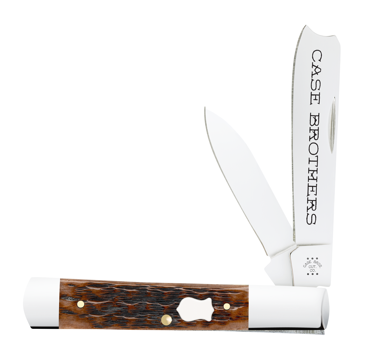 【ラッピング不可】 Russell 79417 Jack Razor XX Case Jig Stainless Bone Brown ラグ一般