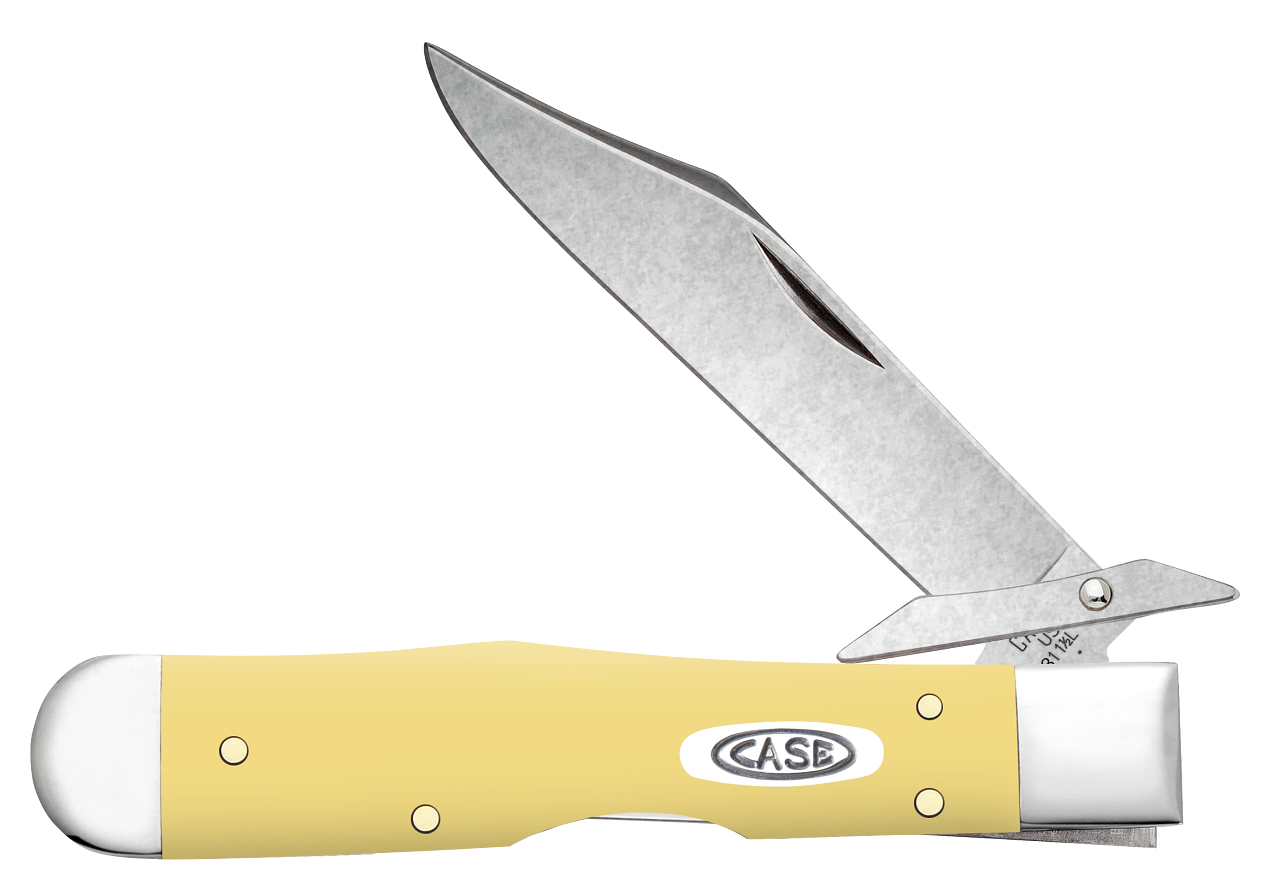 Case XX Cheetah Cub Yellow Synthetic 81086 Stainless Pocket Knife