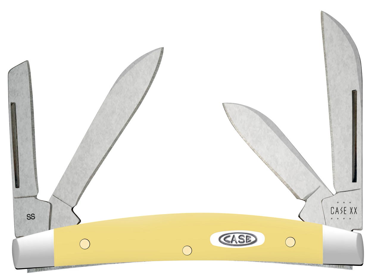 Case xx Small Congress Yellow Synthetic 81098 Stainless