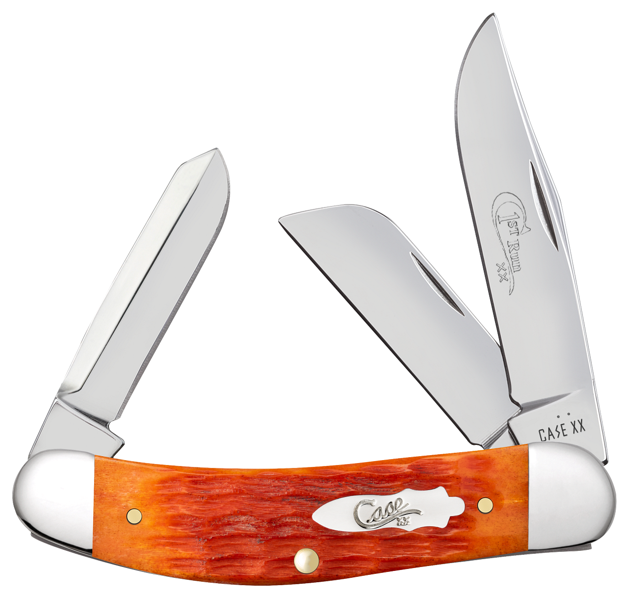 Case XX Sowbelly Stockman 1st Run Tequila Sunrise Bone 87532 1/250