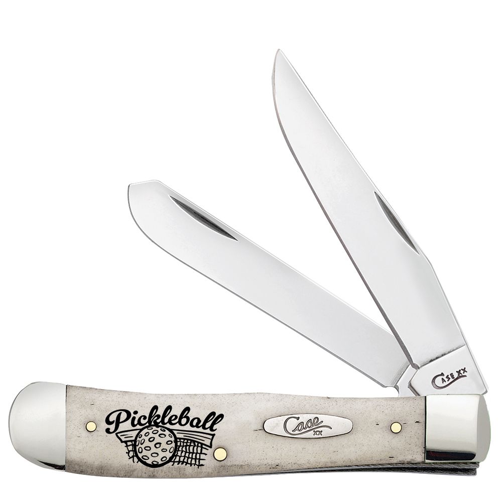 Case XX Trapper Pickleball Natural Bone AWTC54PC Pocket Knife -