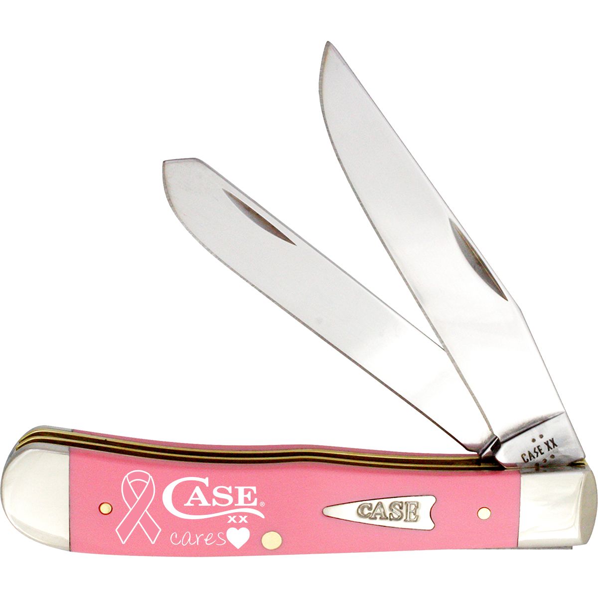 Case XX Trapper Case Cares Pink Synthetic Stainless Pocket Knife