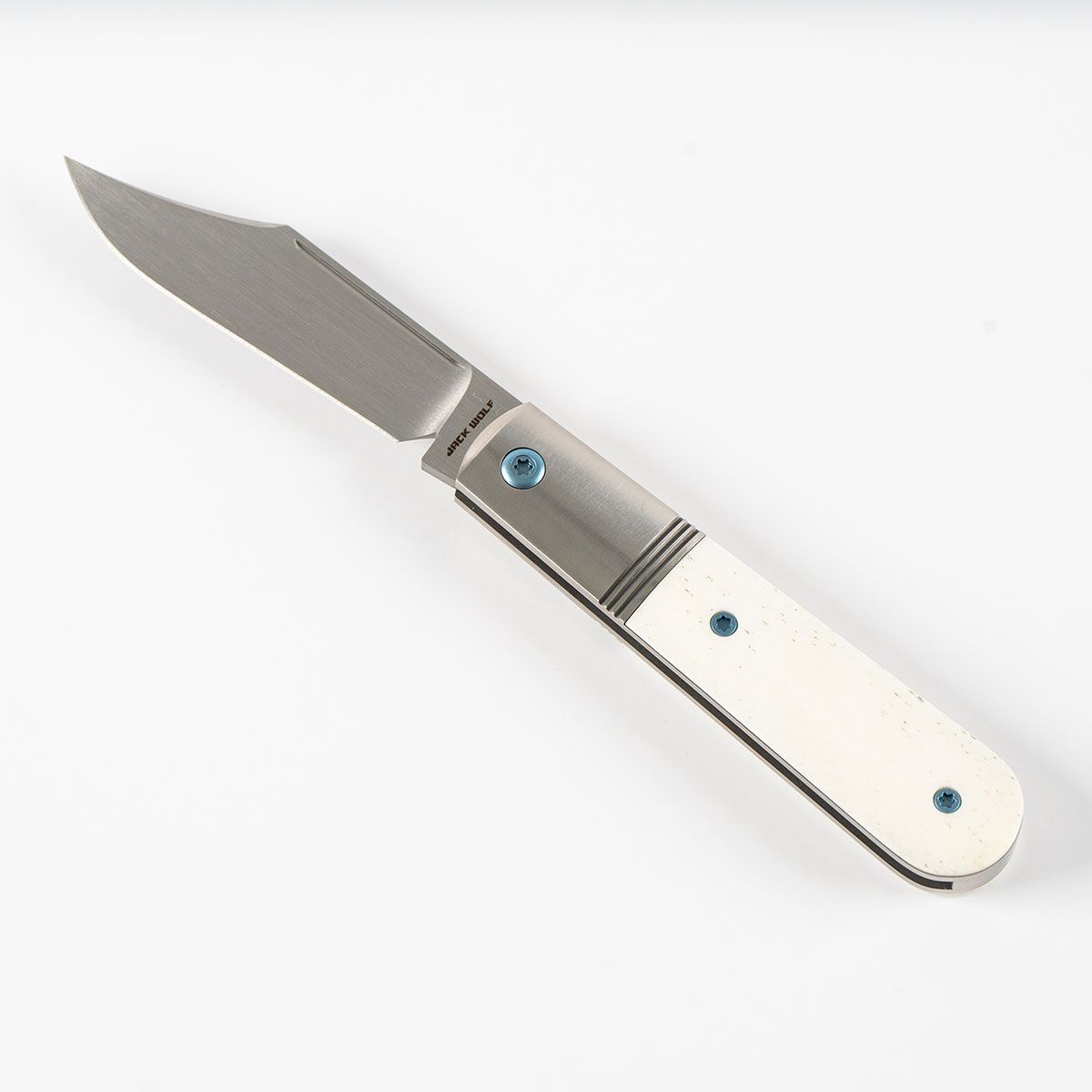 Jack Wolf Big Bro Jack Barlow Smooth White Bone & S90V Stainless