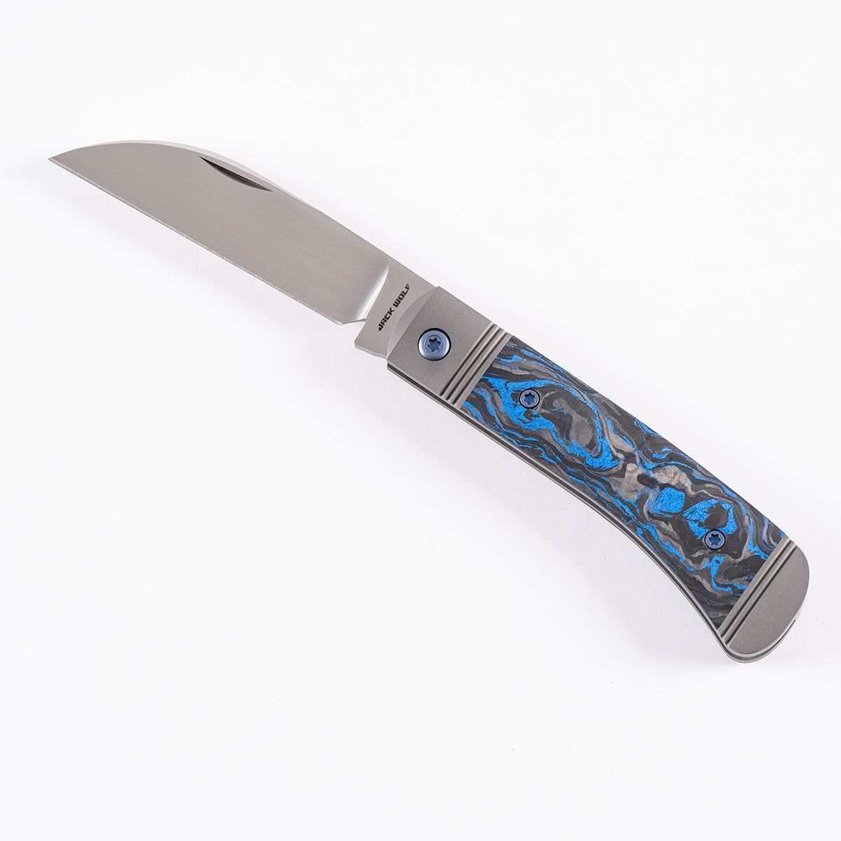 Jack Wolf Venom Jack Trapper Blue Marble Fat Carbon Fiber & S90V