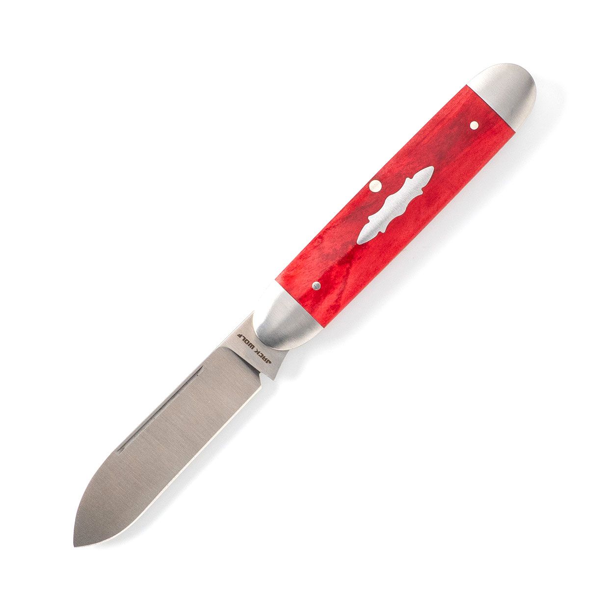Jack Wolf Gateway Equal End Smooth Red Bone & Sandvik 14C28N